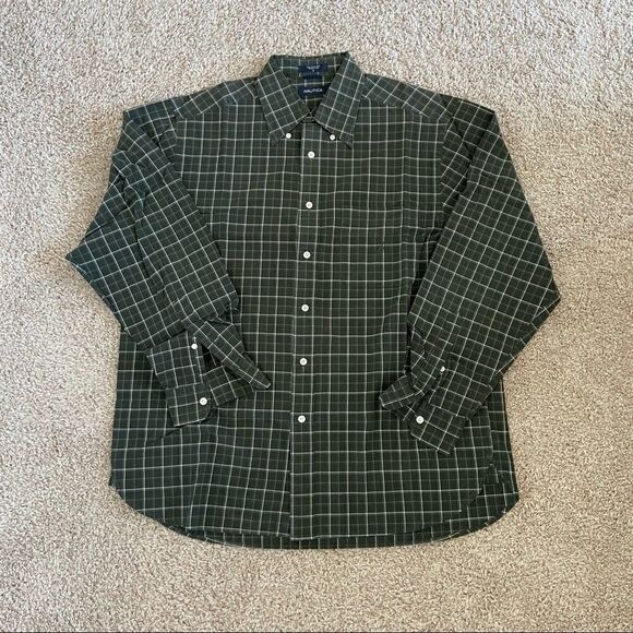 Nautica Striped Long Sleeve Button Up Top - Picture 1 of 4